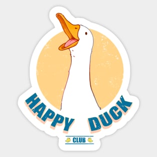 Happy Duck Club Sticker